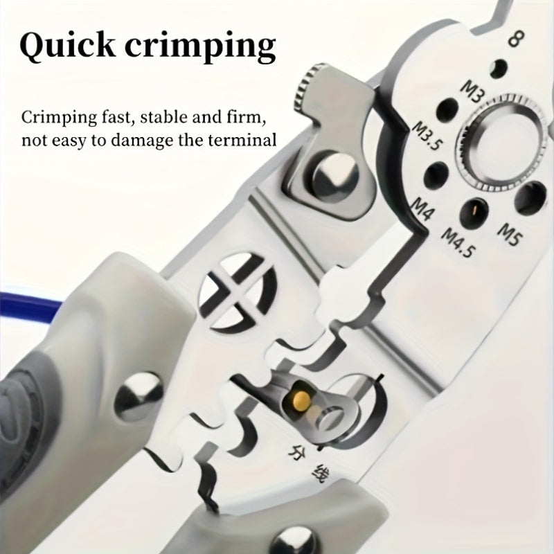 Водонепроницаемый, ржавчинеустойчивый и многофункциональный стриппер для проводов для строительных площадок, сборка не требуется.