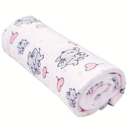 Мягкое плюшевое мinki одеяло с двойными слоями и точечным задником - идеальный подарок на душ