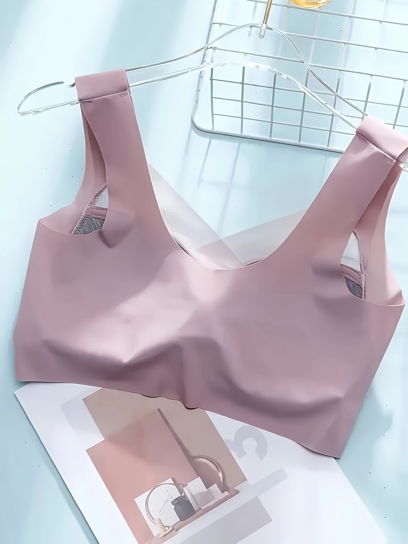 Plus Size Seamless Wireless Bra Pack Breathable Non-Removable Pads