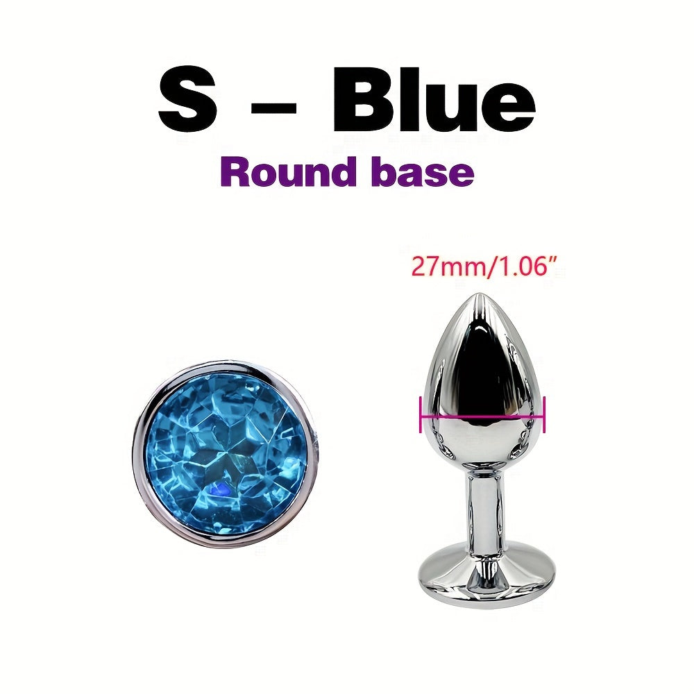 Adult Metal Anal Plug Set 5 Sizes G-Spot Massage Butt Plug Sexual Wellness