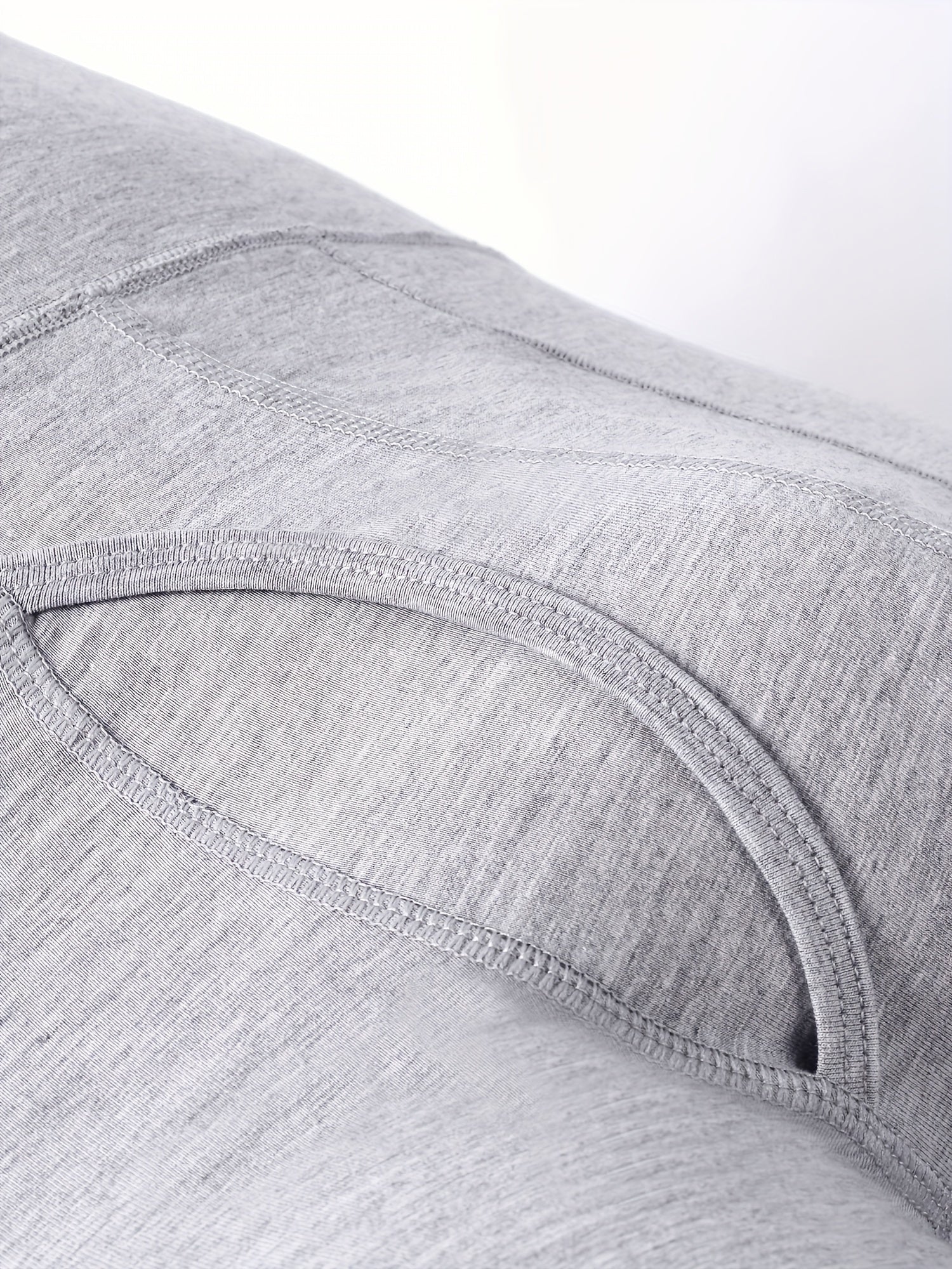 Men's High Waist Cotton Stretch Underwear with Pouch Oversized Thermal Boxer Briefs