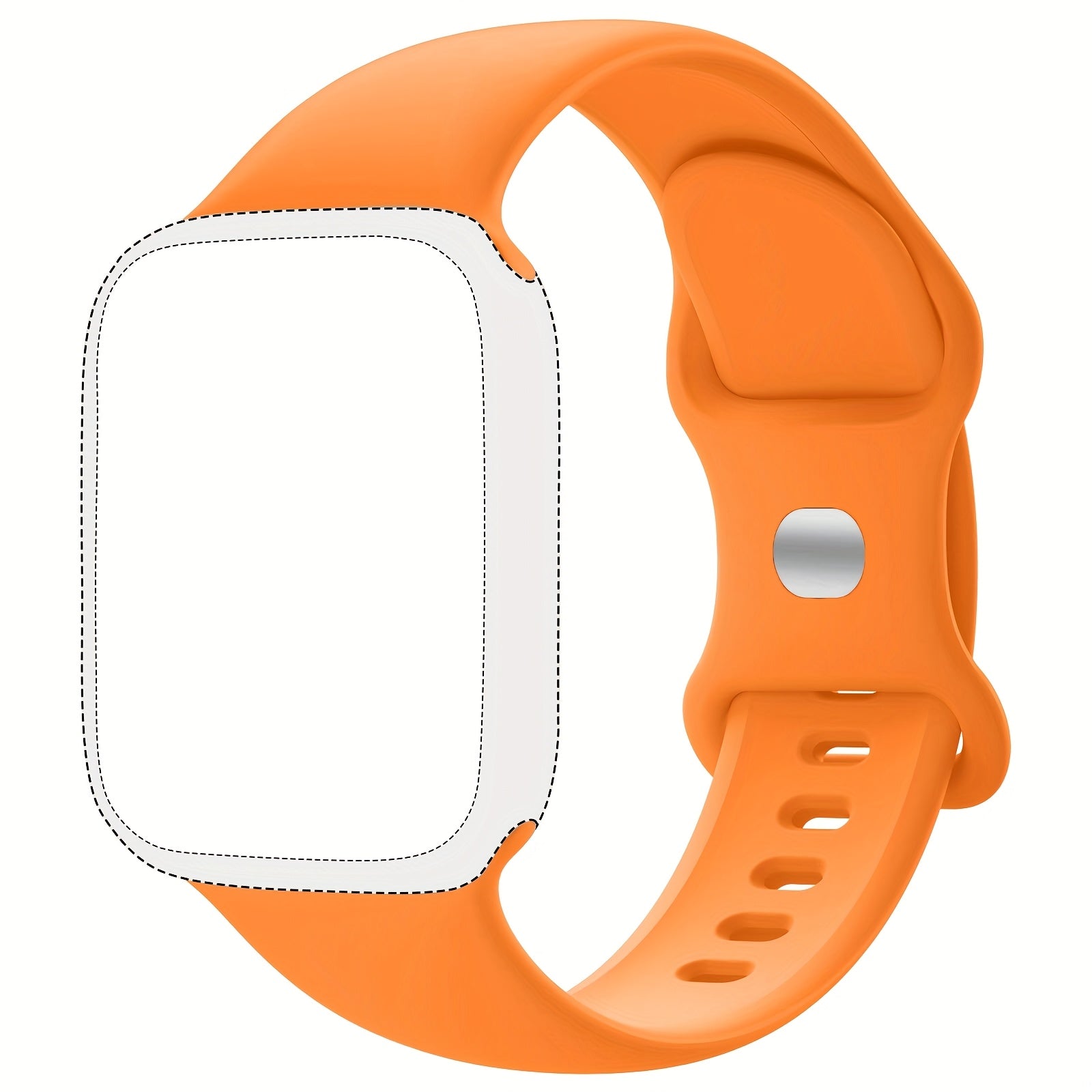 Silicone Sport Watch Band for Men and Women Waterproof Flexible Compatible with Apple Watch Series