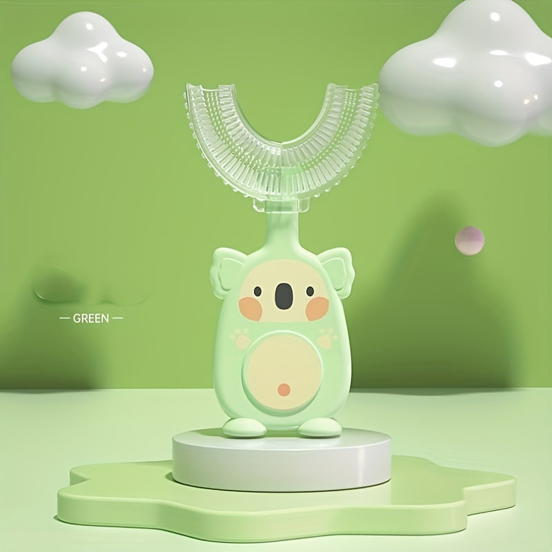 U-Shaped Toothbrush Soft Silicone Brush Head Manual Oral Teeth Cleaning