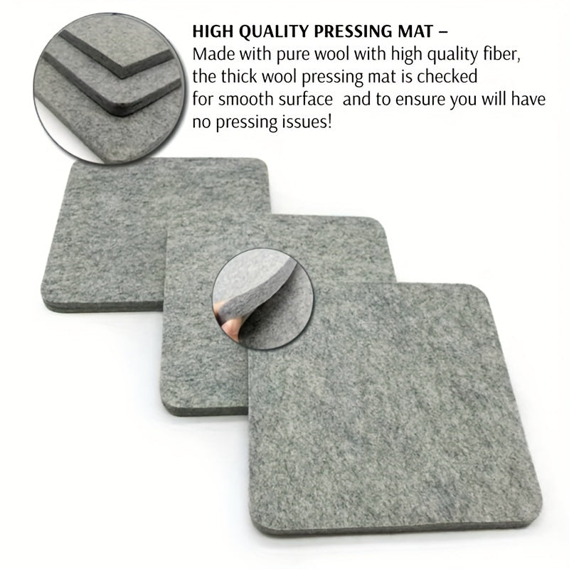 Premium New Zealand Felt Ironing Pad Heat-Resistant Thick Durable for Wrinkle-Free Clothes