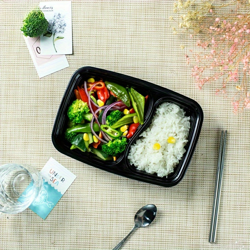 Besh dona ko'p maqsadli ovqat tayyorlash idishlari, 2 bo'limli dizaynda, oqmas, pechda ishlatishga yaroqli plastik materialdan tayyorlangan, yig'iladigan va mikroto'lqinli pechda, muzlatgichda va idish-tovoq tozalash mashinasida ishlatish uchun xavfsiz.