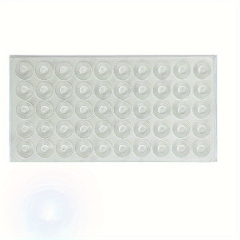 Transparent Rubber Bumper Pack of 100 Surface Protection for Furniture and Electronics