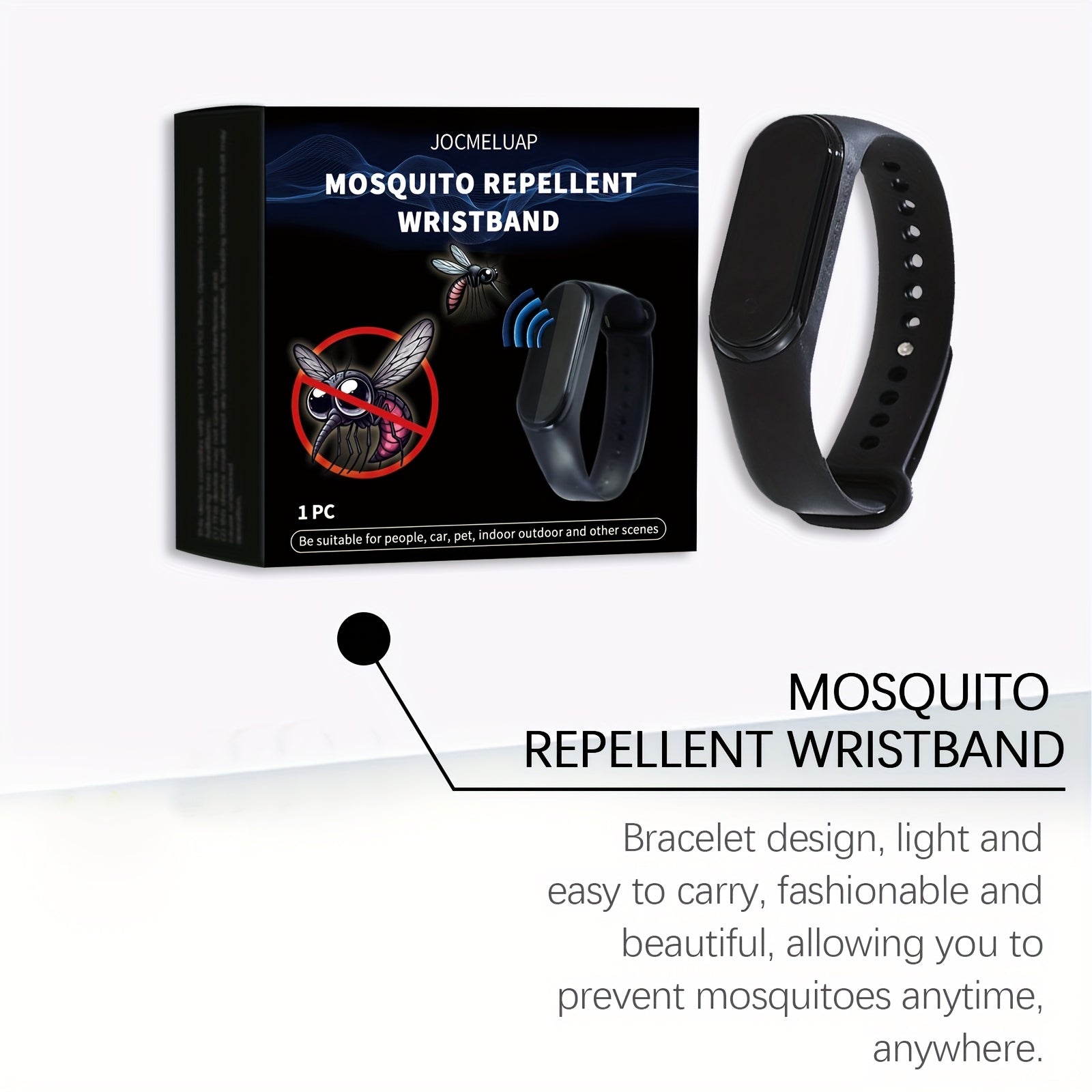 Unisex Silicone Mosquito Repellent Bracelet Outdoor Insect Protection