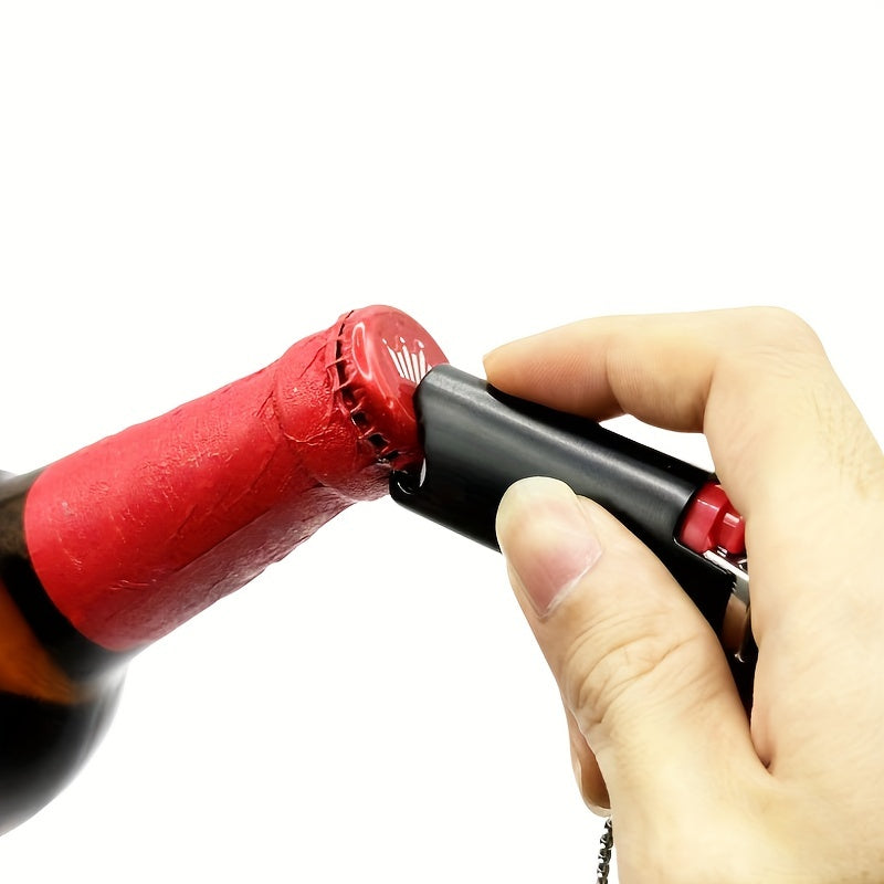 Metal Lighter Case with Bottle Opener, Durable, Fashion Necklace Set for Men