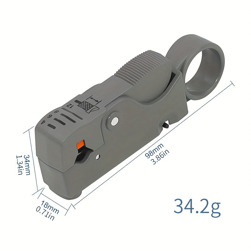 Multifunctional Wire Stripper and Crimping Tool with Plastic Handle