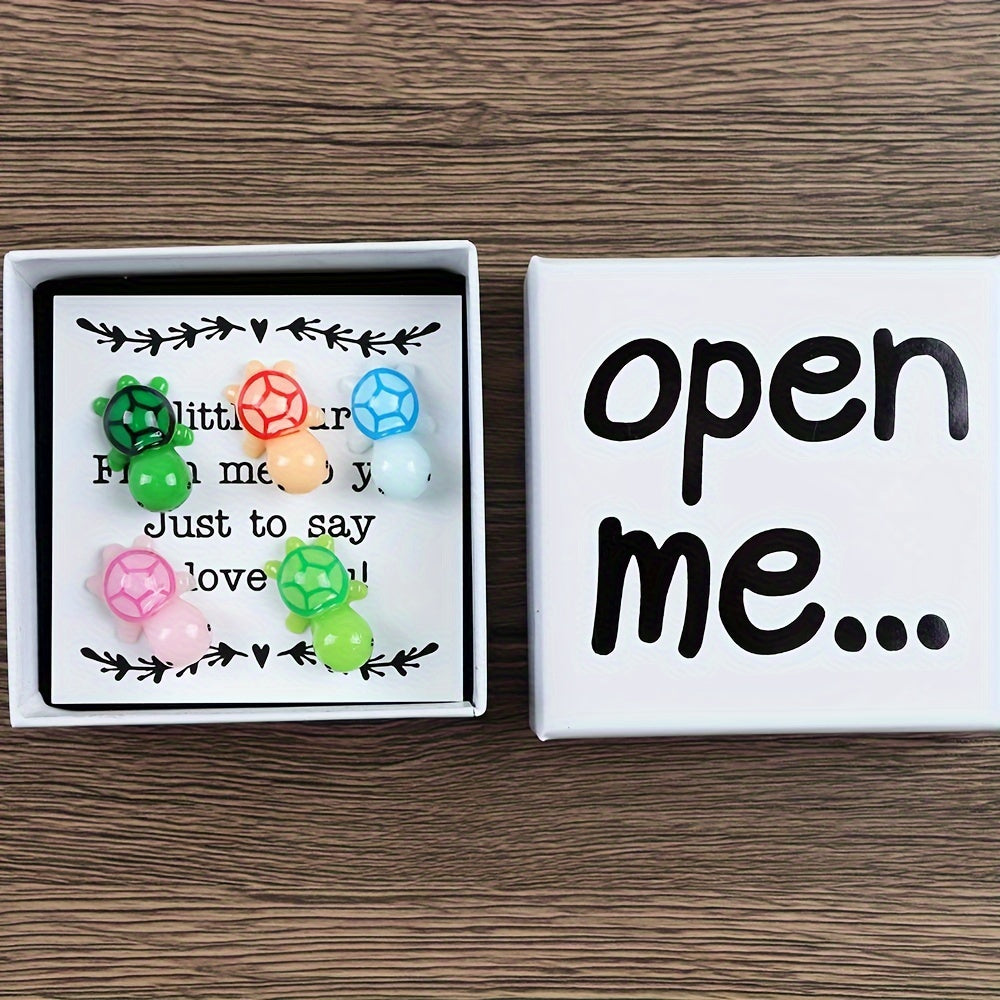 Zargarlik va hunarmandchilik uchun 5 ta kichik toshbaqa charm to'plami