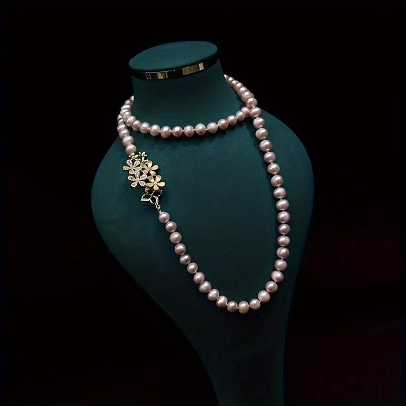 Multi-Layer Freshwater Pearl Necklace for Women Elegant Jewelry Gift