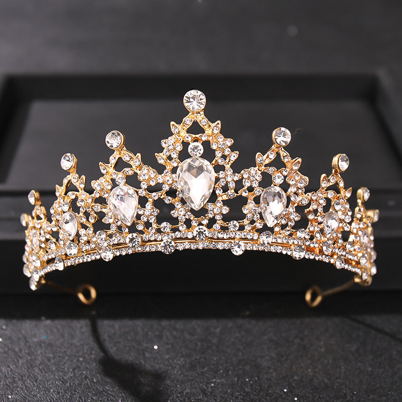 Princess Crown for Women and Girls, Queen Tiara, Elegant Silver Headpiece