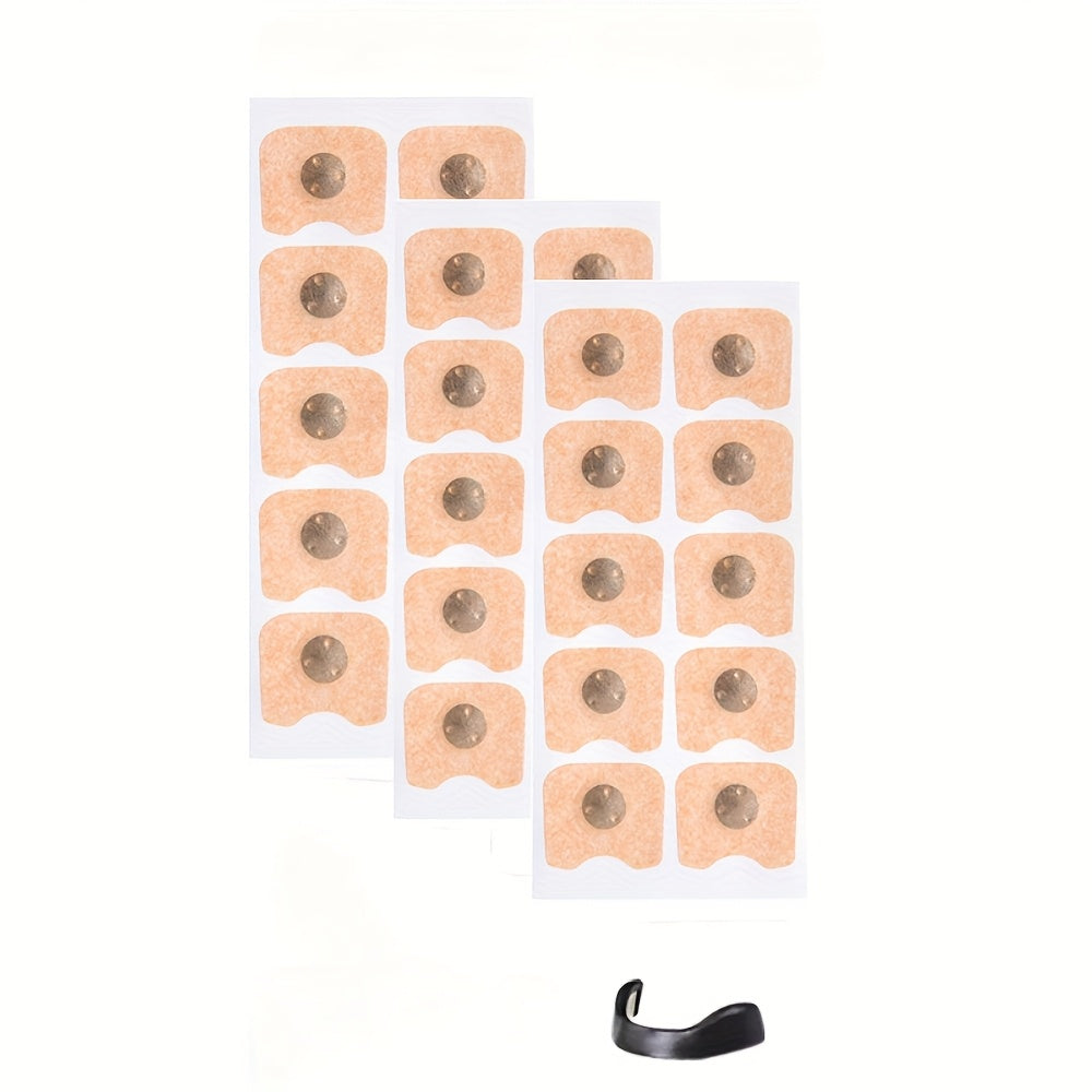 Nasal Breathing Expansion Kit with 4 Nose Clips Magnetic Picker and 30 Magnetic Stickers for Comfortable Fit