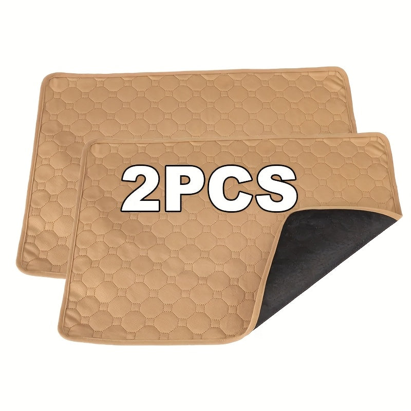 Reusable Washable Dog Pads Set of 2 or 4 Leak-Proof Waterproof Non-Slip Puppy Training Mats