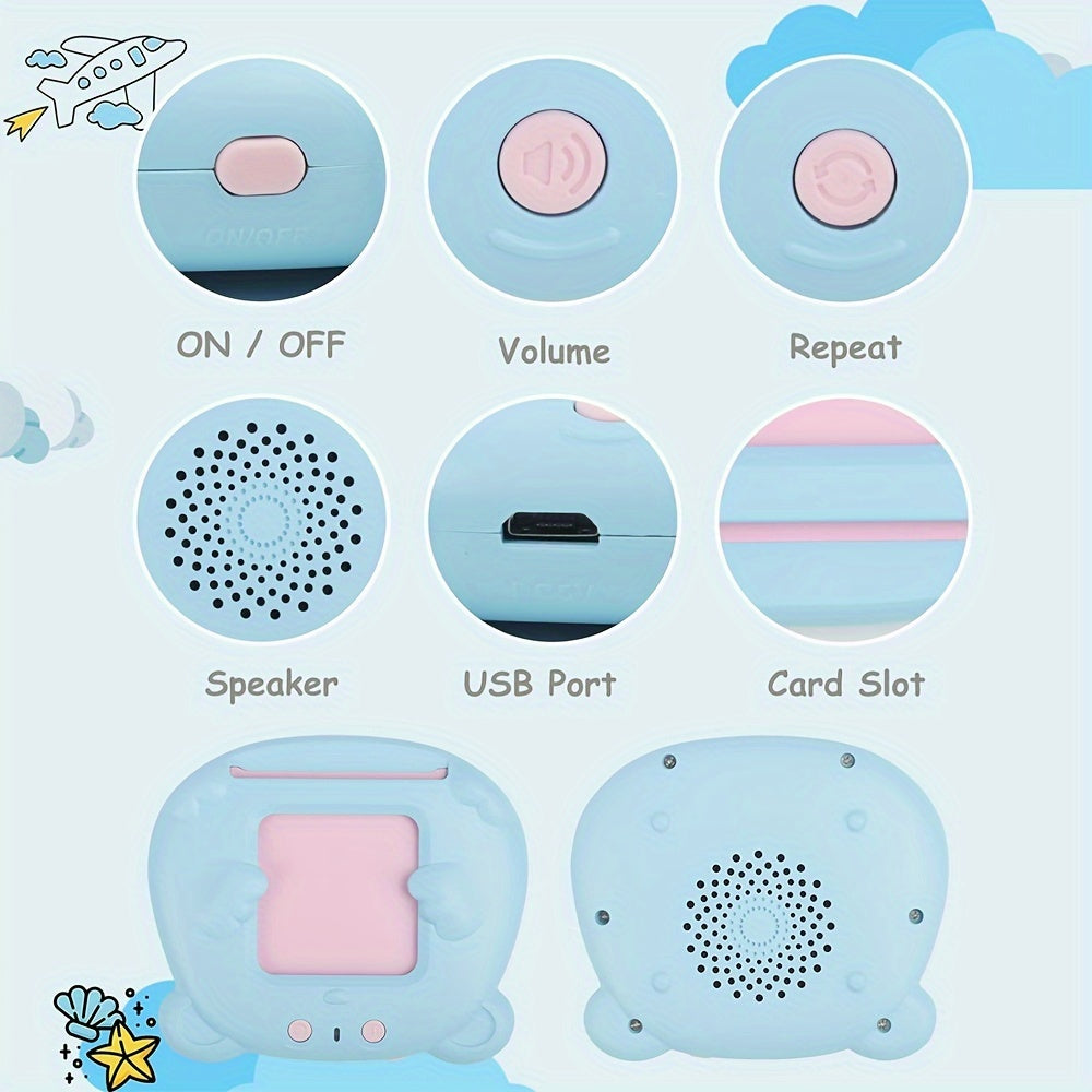 Educational Flash Cards for Kids 3+ with 224 Sight Words Sensory and Speech Toys Blue Pink