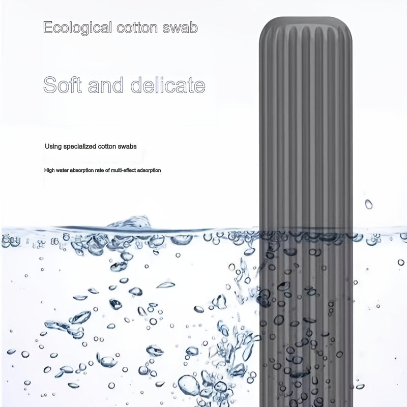Mini Hand-Free Mop with Absorbent Sponge for Kitchen Bathroom Car Cleaning