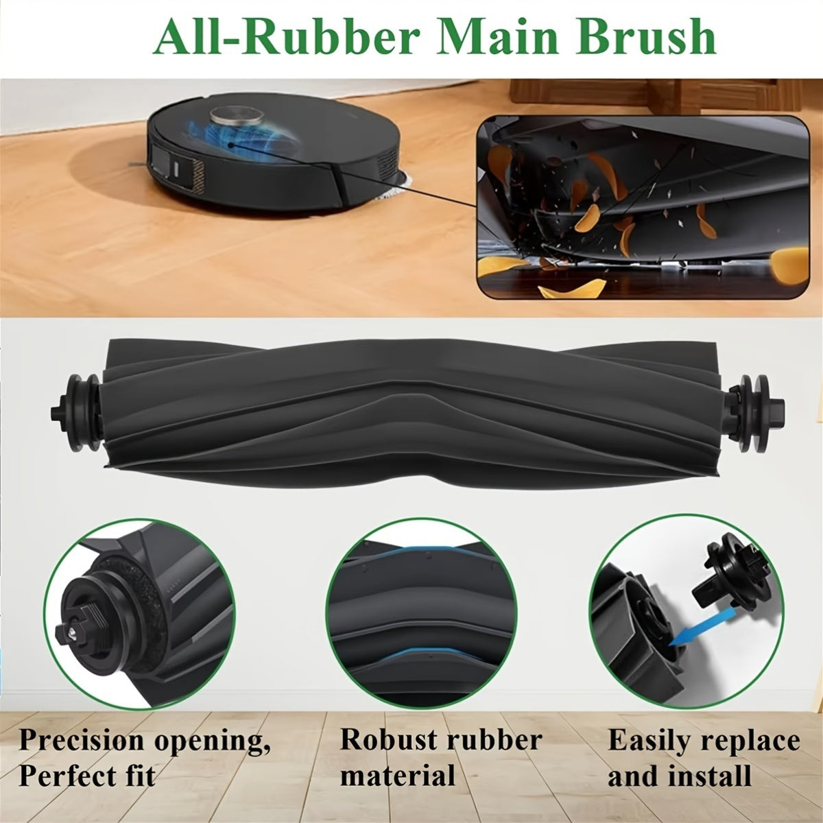 Dreame L20 Ultra Robot Tozalovchi uchun aksessuarlar 1 ta asosiy cho'tka, 4 ta filtr, 4 ta mato, 4 ta yon cho'tka, 6 ta chang sumkasi va 1 ta tozalash cho'tkasini o'z ichiga oladi.