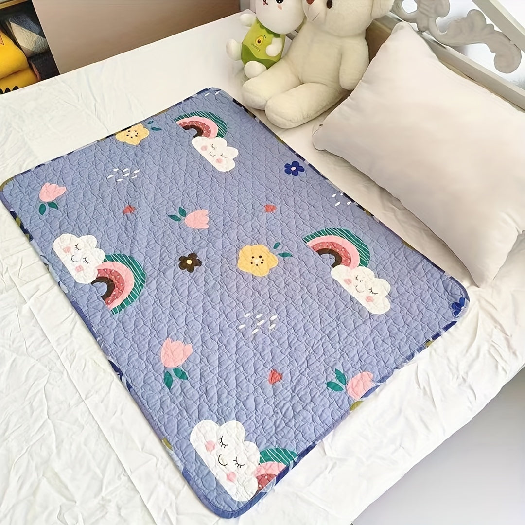 Almohadilla para cambiar pañales lavable e impermeable, doble cara, para todas las estaciones, regalo