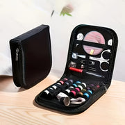 Portable Sewing Kit with Essential Tools in Mixed Colors