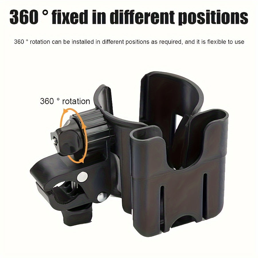 Stroller Cup Holder Phone Holder Combo Water Bottle Holder for Strollers