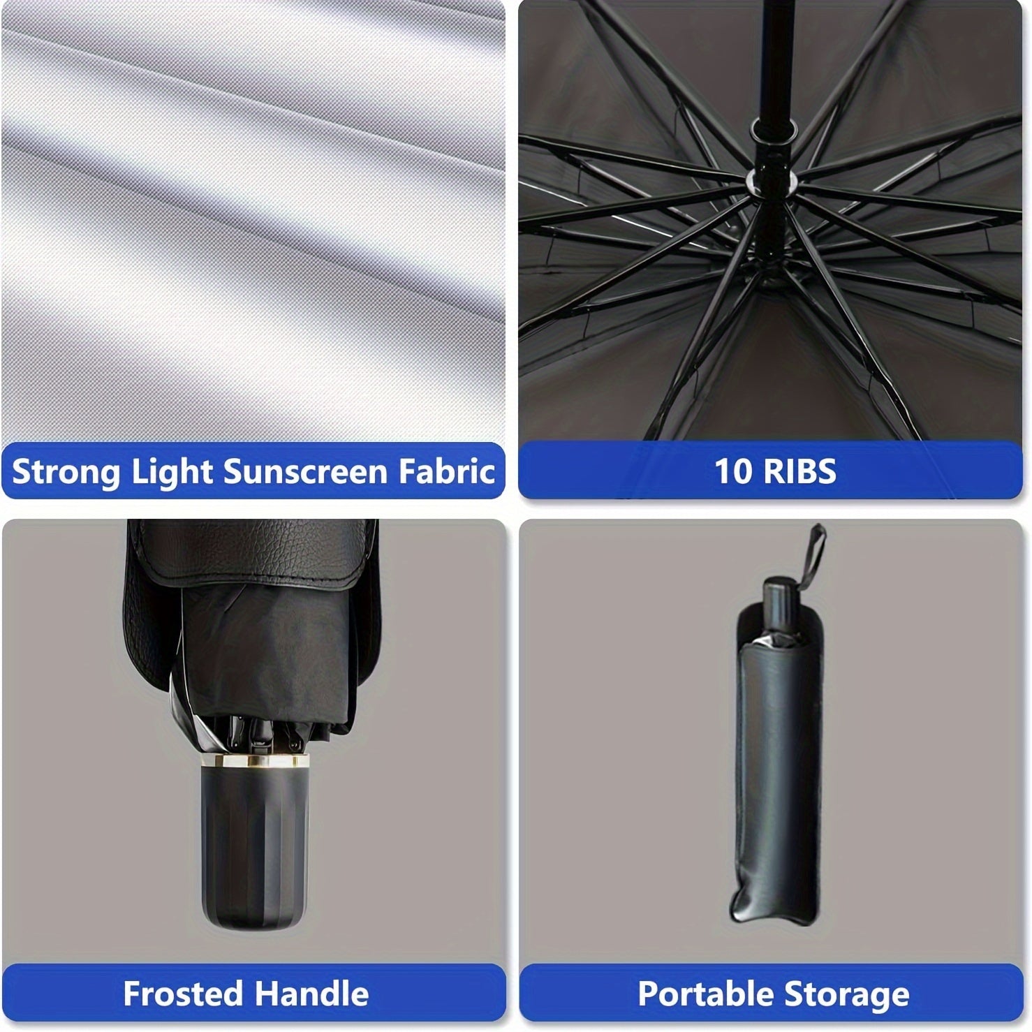 Car Sunshade Umbrella Foldable Windshield Sunblock Vehicle-Mounted Shade