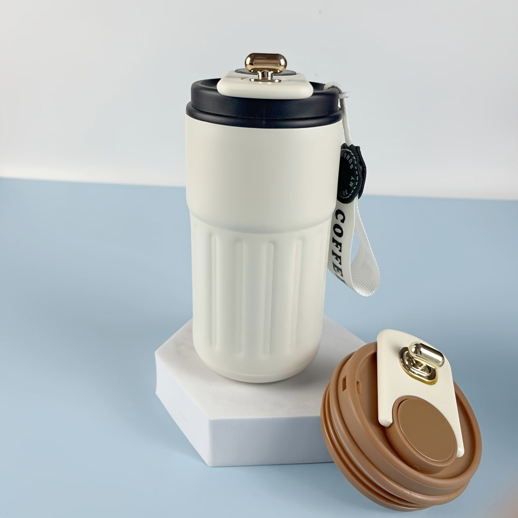 Double-Layer Stainless Steel Vacuum Coffee Mug Portable for Car Travel
