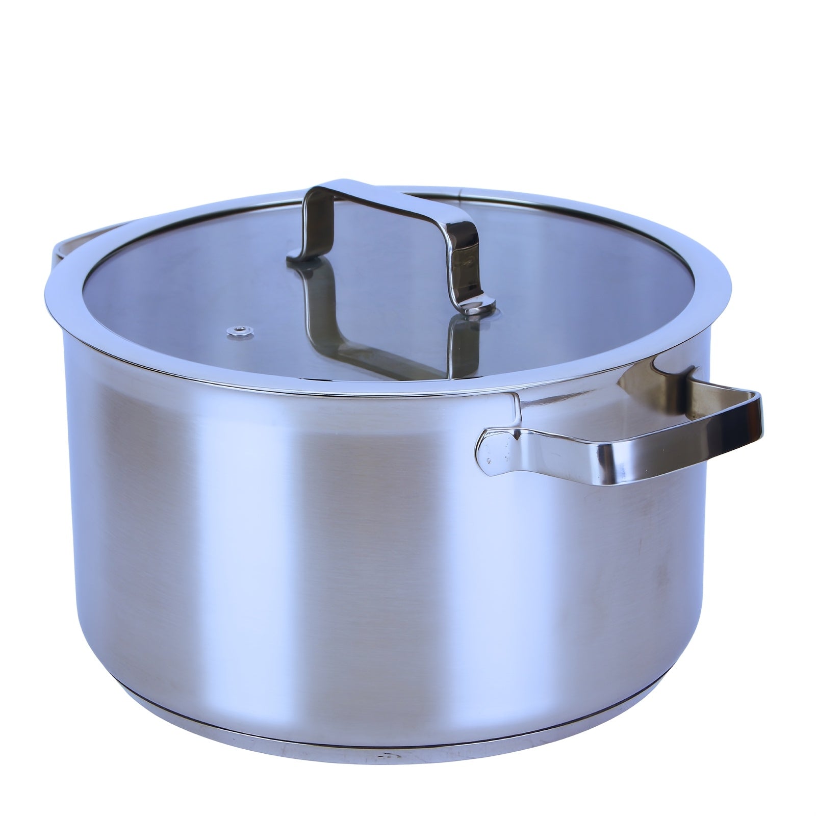 Extra Deep Stainless Steel Pasta Pot High-Sided Dishwasher Safe Family Cooking