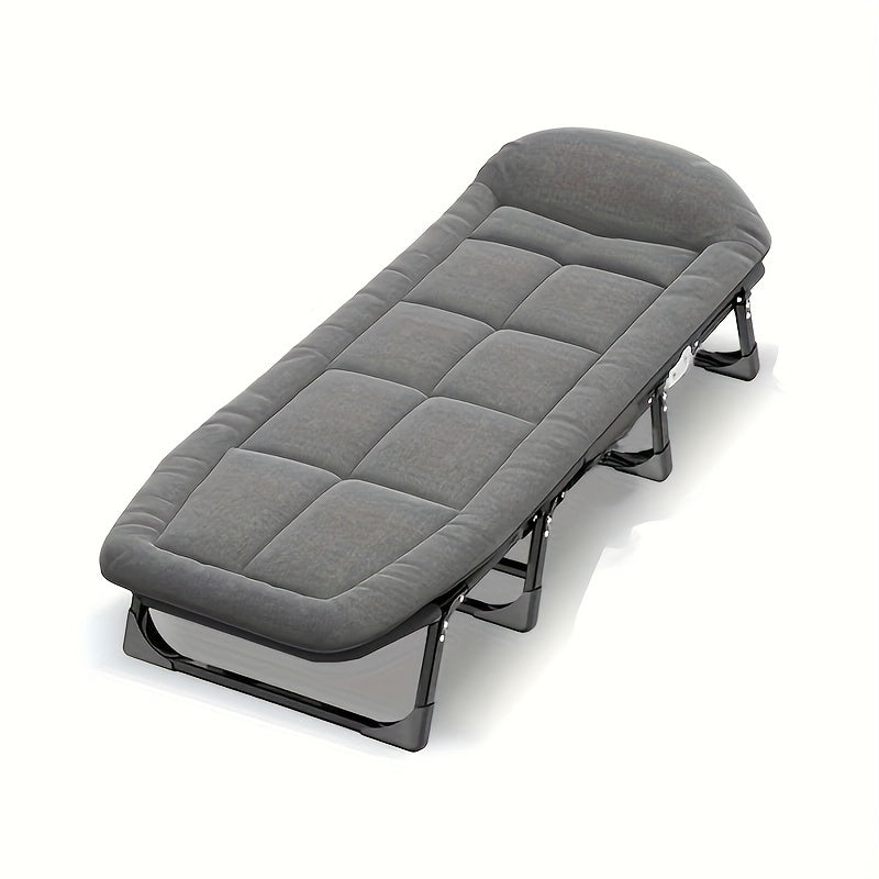 Foldable Aluminum Alloy Bed Portable Folding Bed for Camping and Travel