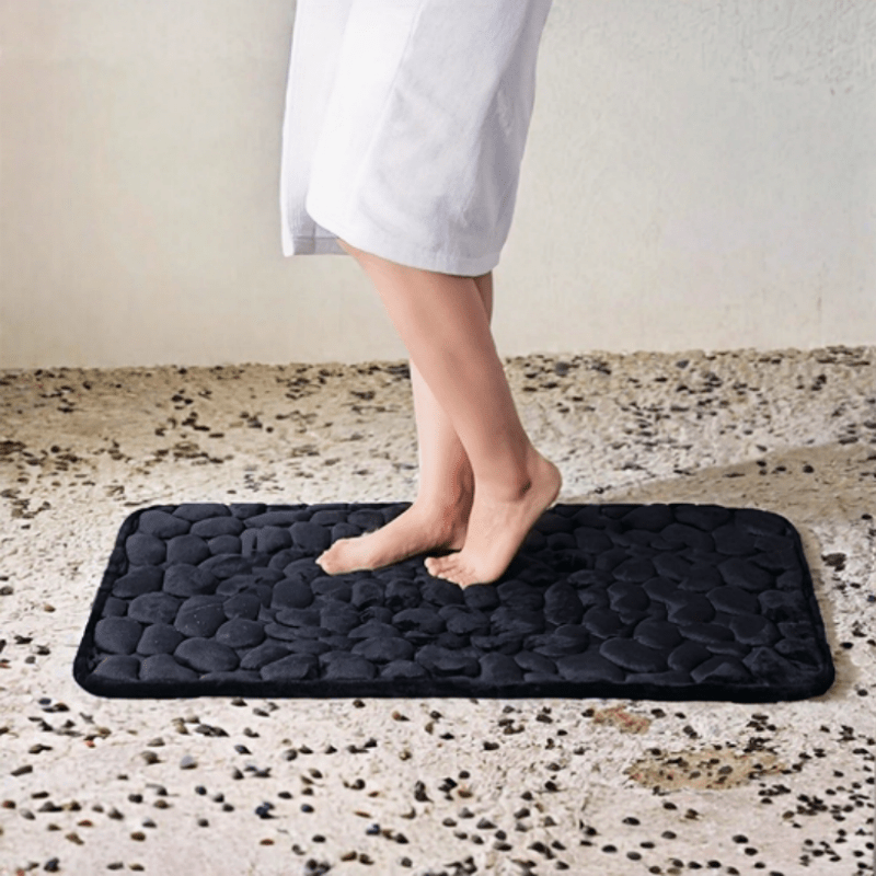 Alfombra de baño lavable a máquina, antideslizante, para ducha, tapete de baño interior, alfombra absorbente
