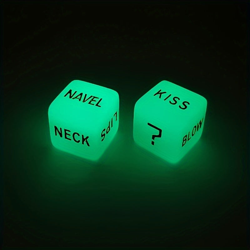 Glow-in-the-Dark Couple Sex Toy Fun Dice Flirting Game