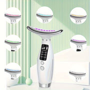 Rechargeable Facial and Neck Massager for Women with 7 Modes USB Charging Ergonomic Design