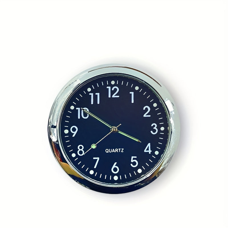 Mini Quartz Car Dashboard Clock Luminous Decorative Car Accessories