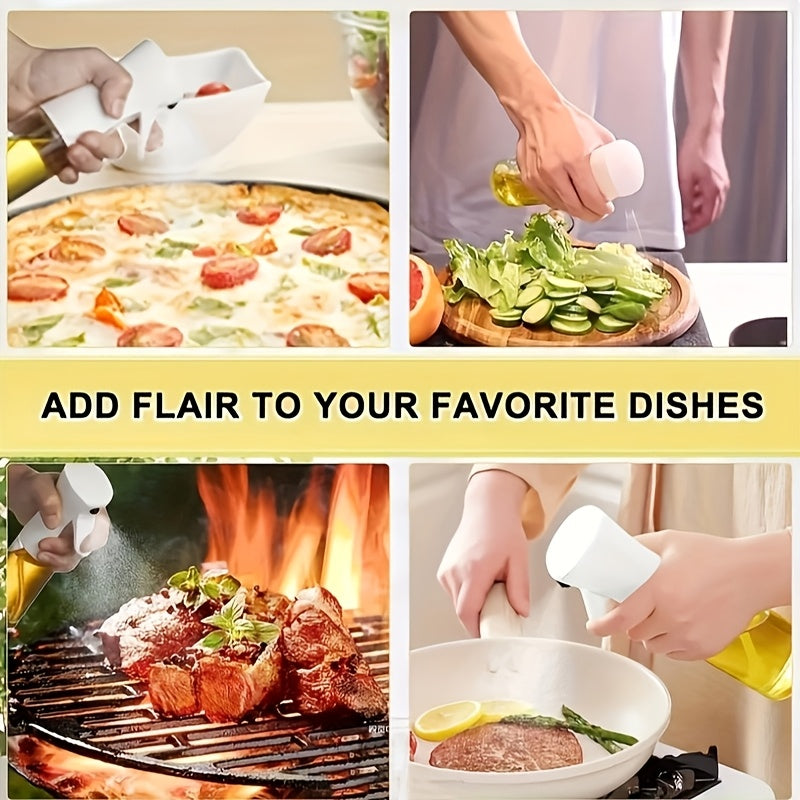 Multifunctional Oil Dispenser Spray Bottle Leak-Proof BPS-Free Kitchen Tool for Olive Oil Vinegar