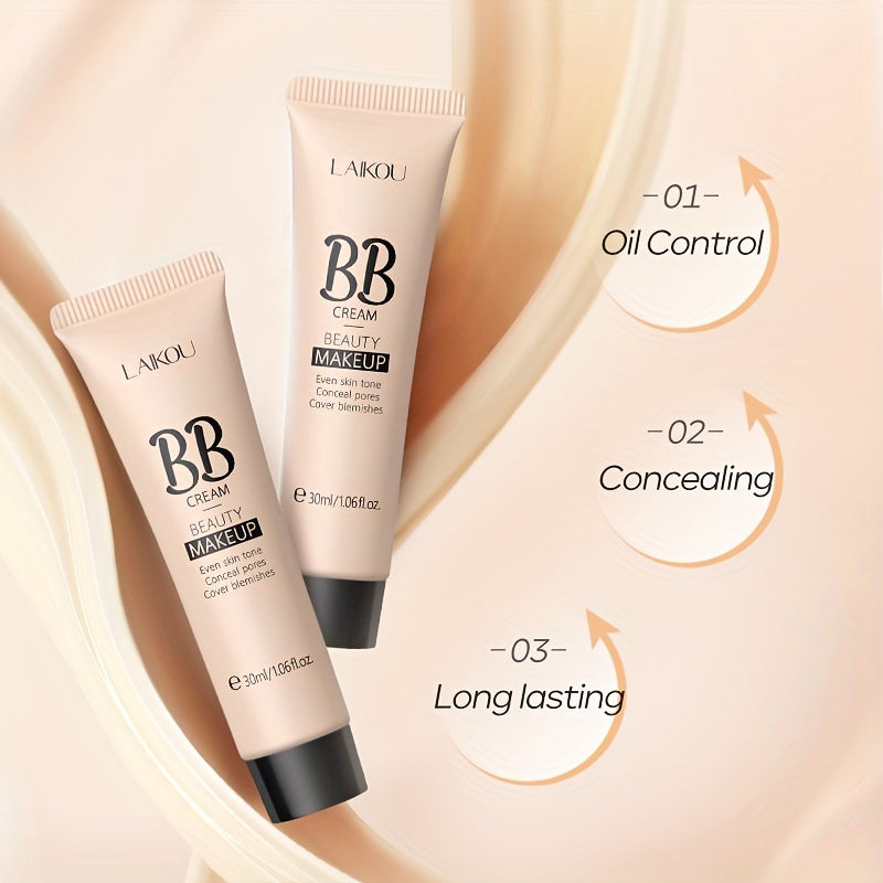 Women Men Waterproof Long Wear BB Cream Concealer Foundation 30ml