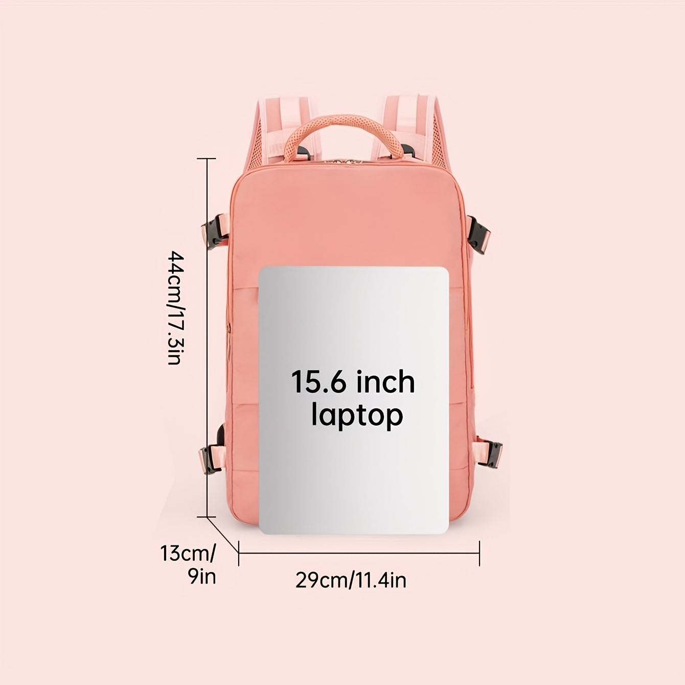Kengaytiriladigan ryukzak, noutbuk maktab sumkasi va ochiq havoda sayohat qilish uchun ruxsat etilgan.