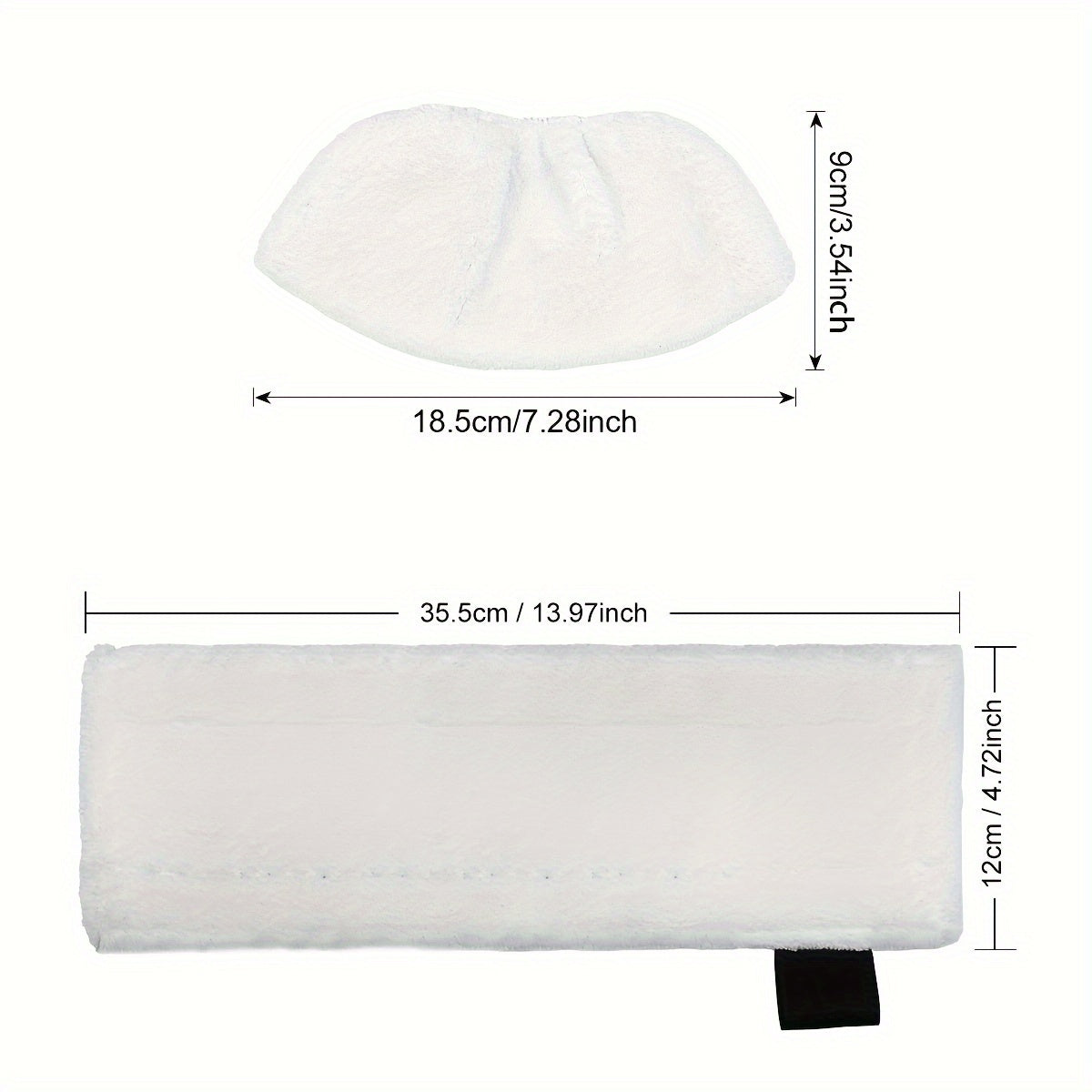 Replacement Mop Pads for Steam Cleaners 2/6/10 Pack, Easy to Clean, High Absorption