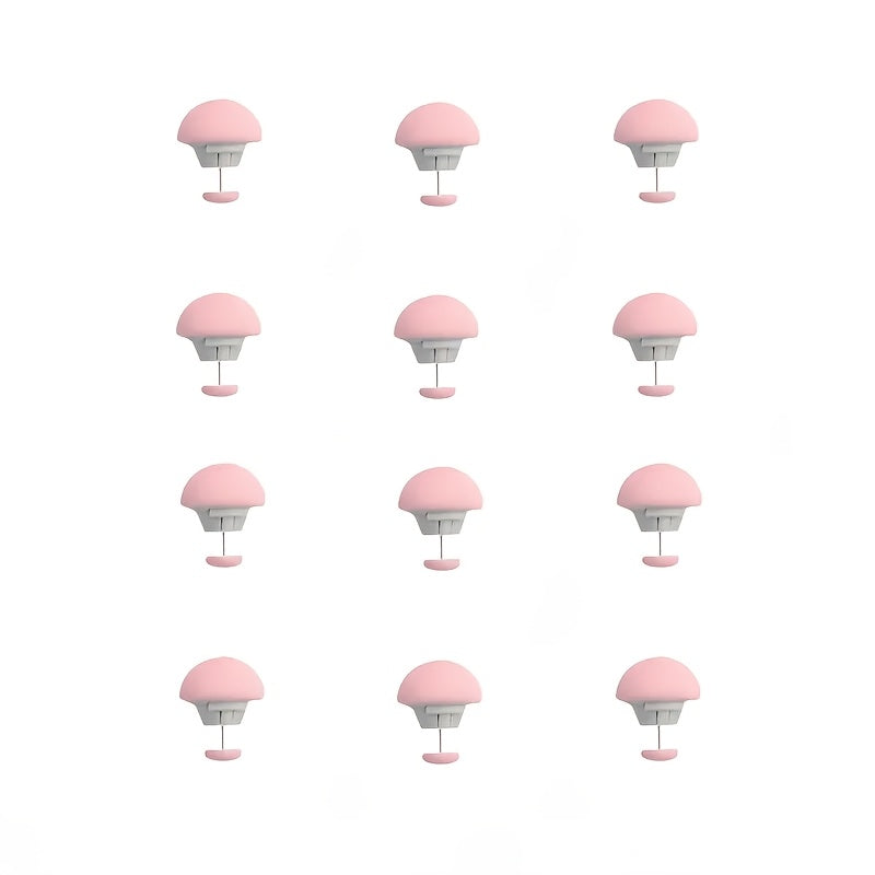 12 Nylon Mushroom Bed Sheet Clips for Duvet Cover Corner Holders