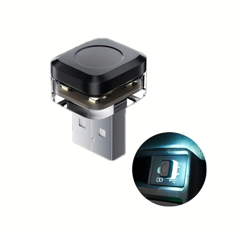 Mini USB Car Ambient Light LED Interior Decoration, USB Powered, No Battery