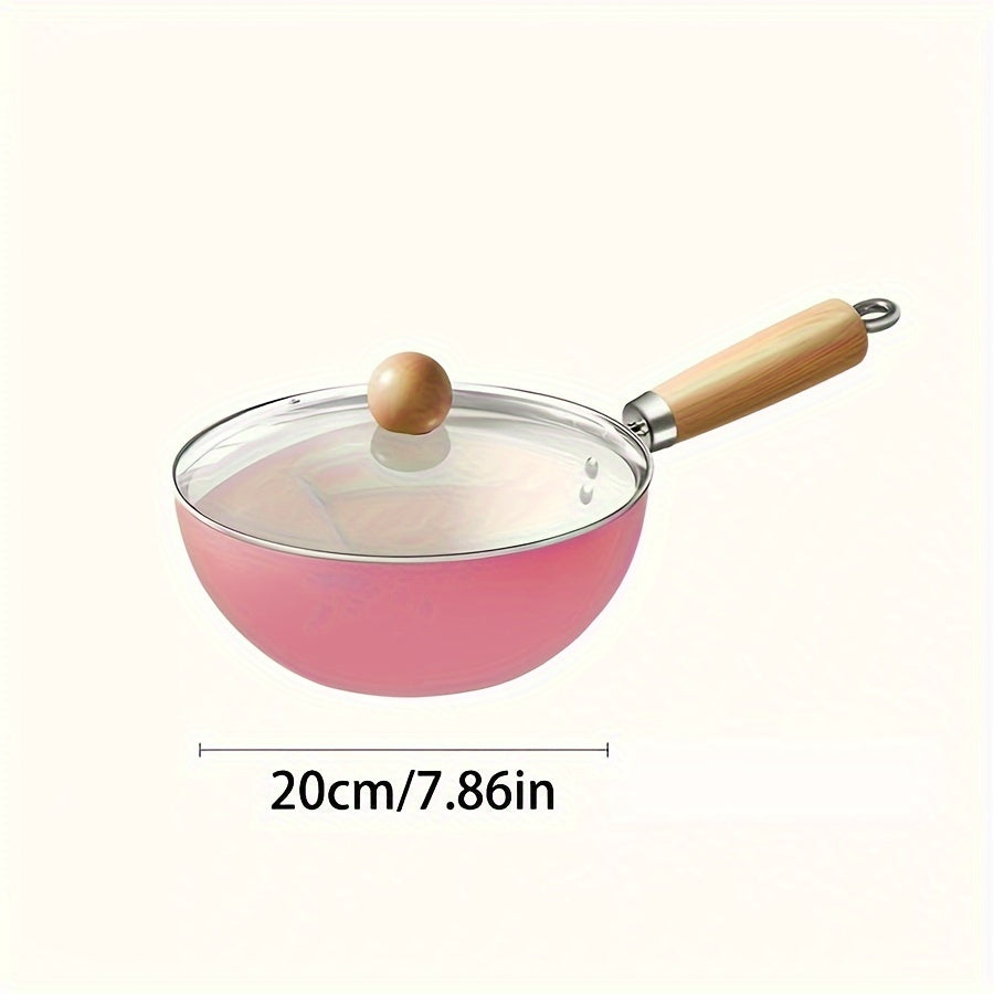 Cast Iron Mini Cooker Set with Non-Stick Frying Pan Soup Pot Ramen Bowl