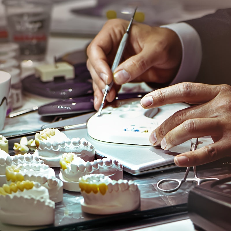 10-Piece Stainless Steel Dental Sculpting Knife Set for Ceramics Wax Jewelry and Oral Care