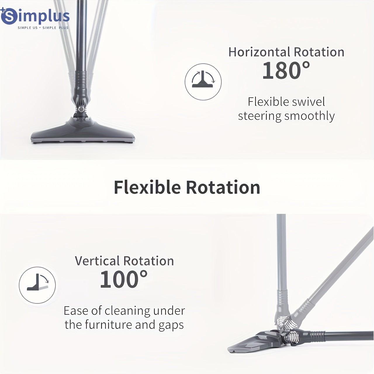 Qattiq simli changyutgich 16000PA tortish kuchi, 400W shovqin, 82dB, 0.5L chang qopqog'i va 4m sim bilan