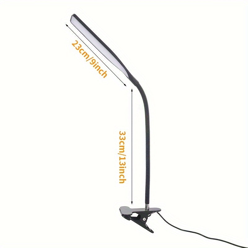 LED Music Stand Light Clip-On Eye-Friendly Blue Light Blocking USB Powered Adjustable Dimmable