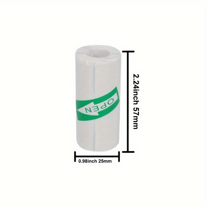 Mini Pocket Printer for Printing Text and Pictures on 57x30mm Self-Adhesive Thermal Paper