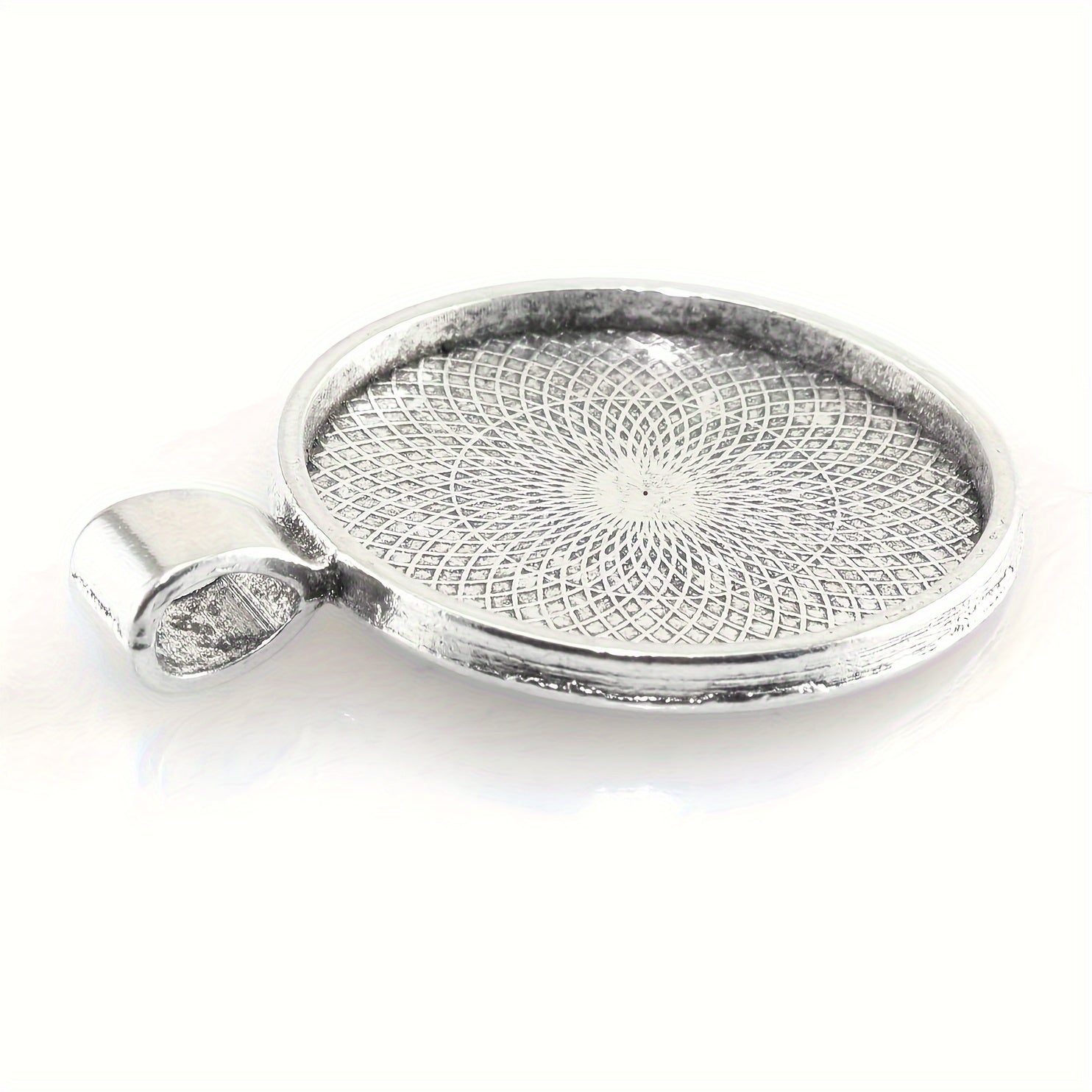 25 dona Zink alloy doira bezel taqsimoti 25mm bo'sh kabochon sozlamalari zargarlik qilish uchun