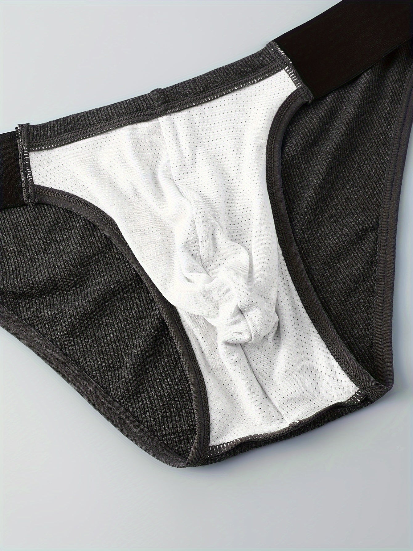 Men's 5-Pack Viscose Blend Briefs Breathable Stretchy Comfortable Casual Underwear