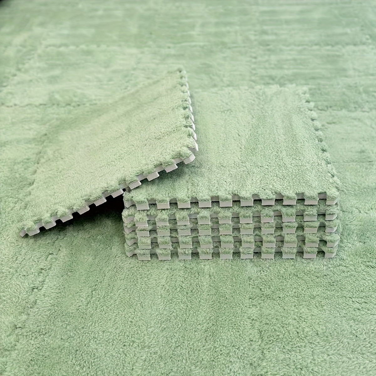 Интерлоковые цветочные коврики из EVA-пены для пола для гостиной, спальни, кабинета, набор из 30 моющихся звукоизоляционных элементов для домашнего декора