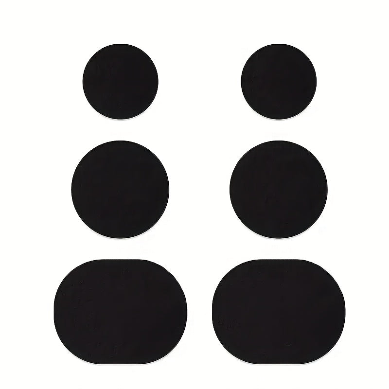 6 Piezas de parches adhesivos para reparación de zapatos para agujeros y desgaste