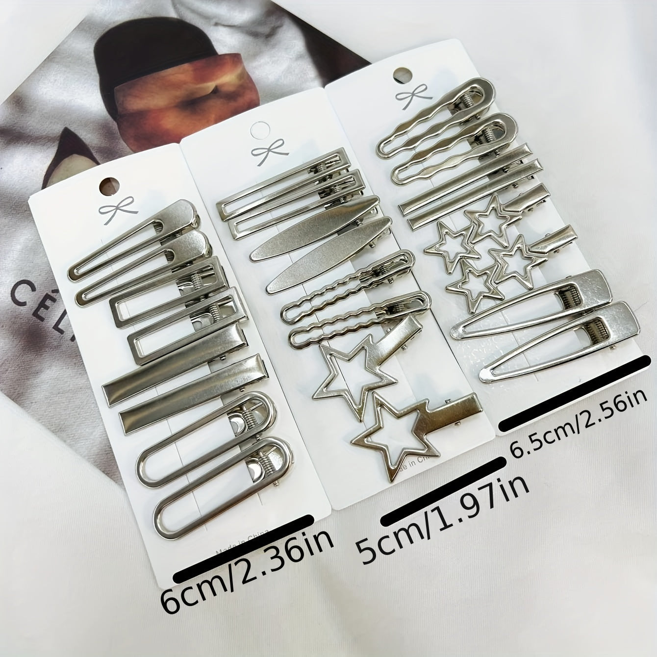 24 Pack Hair Clips for Women Bangs and Stylish Hair Accessories