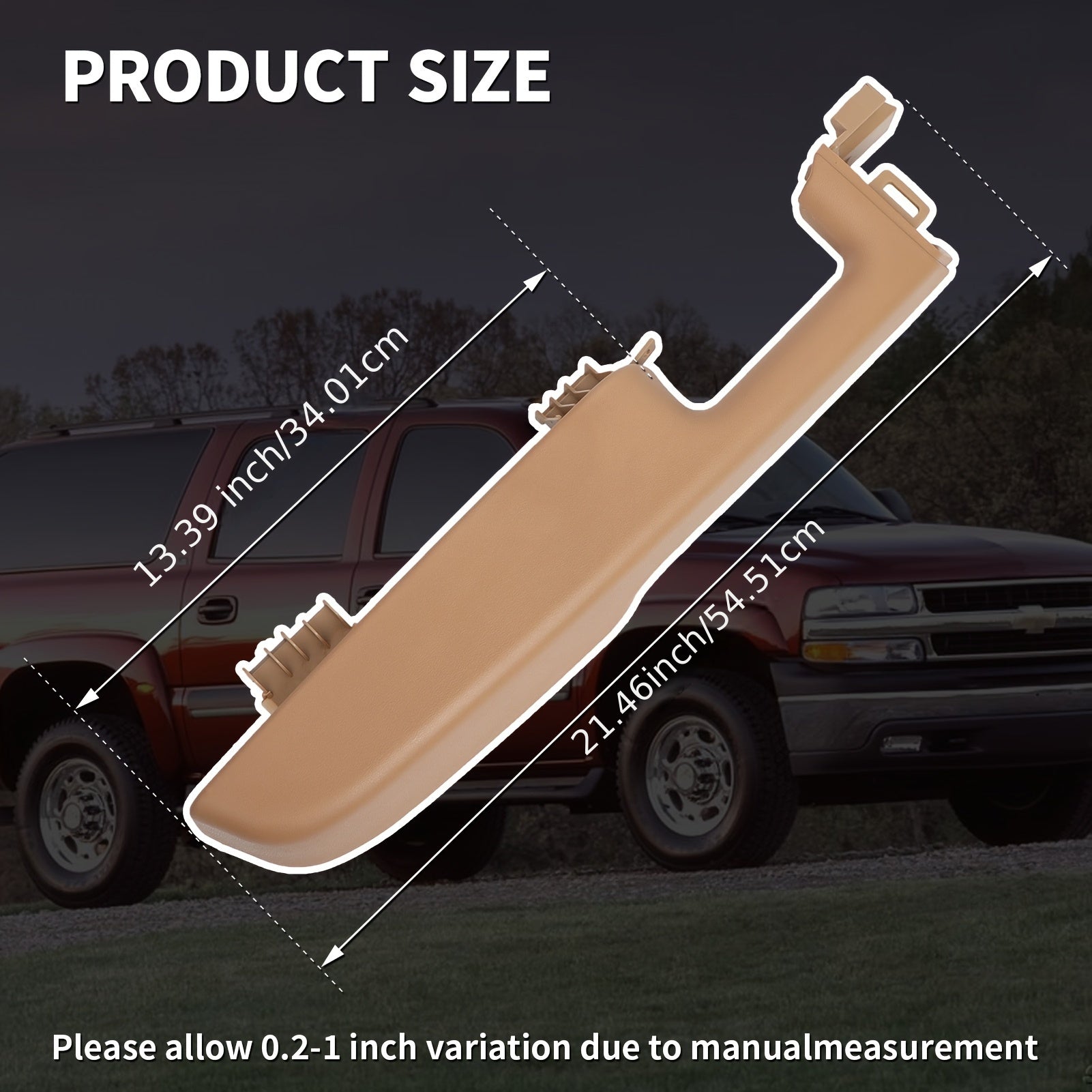 Left Side Door Handle Replacement for Chevy Suburban Tahoe Yukon Avalanche Escalade