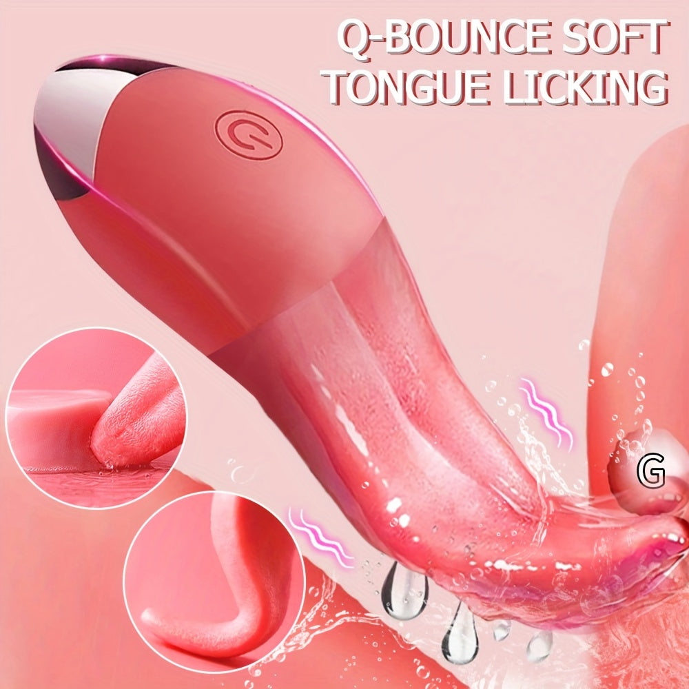 Female Soft Silicone G-Spot Clitoral Stimulator With 10 Frequency Settings
